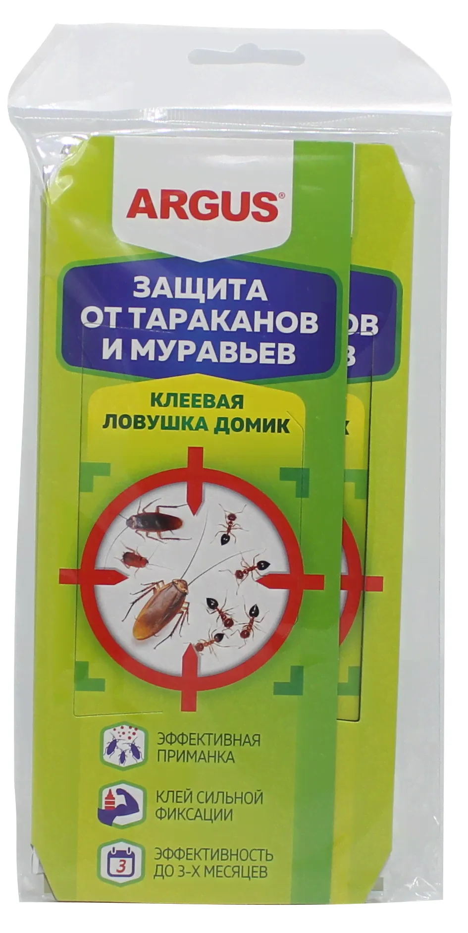 Аргус клеевая ловушка от тараканов (4 шт)