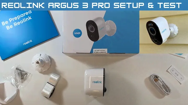 Настройка, тестирование и обзор Reolink Argus 3 Pro!