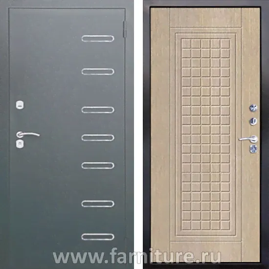 Входная металлическая дверь Аргус Люкс Про Элис Альма Капучино-1